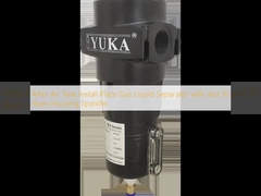 После установки воздушного резервуара поместить газо-жидкостной сепаратор с и 10 лет жилья Spanlife