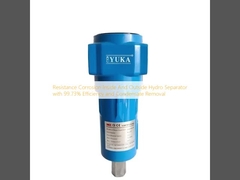 Устойчивость к коррозии внутри и снаружи гидросепаратора с эффективностью 99,73% и удалением конденсата